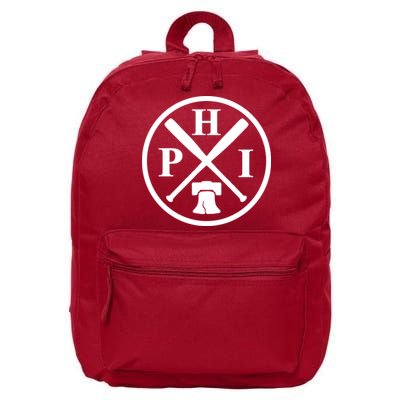 Philadelphia Baseball Emblem Retro Philly Team 16 in Basic Backpack