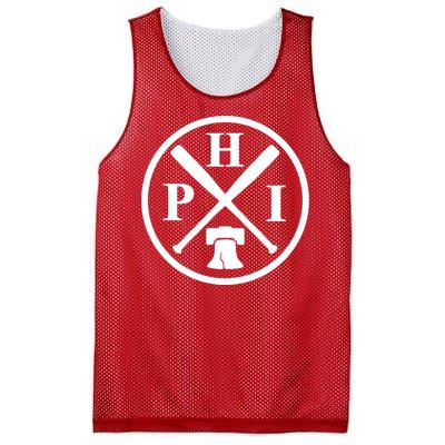 Philadelphia Baseball Emblem Retro Philly Team Mesh Reversible Basketball Jersey Tank