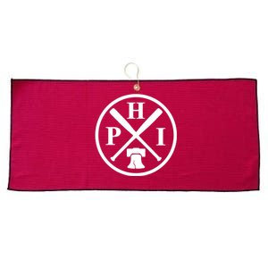 Philadelphia Baseball Emblem Retro Philly Team Large Microfiber Waffle Golf Towel