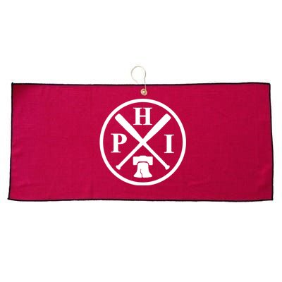 Philadelphia Baseball Emblem Retro Philly Team Large Microfiber Waffle Golf Towel