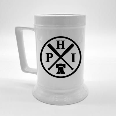 Philadelphia Baseball Emblem Retro Philly Team Beer Stein