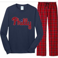 Philadelphia Philly PA Retro Long Sleeve Pajama Set