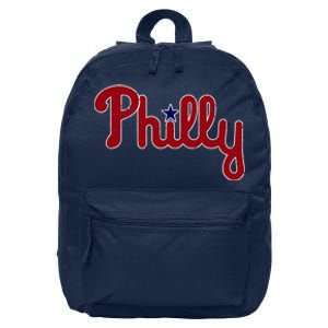 Philadelphia Philly PA Retro 16 in Basic Backpack