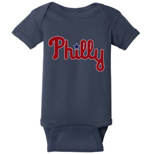 Philadelphia Philly PA Retro Baby Bodysuit