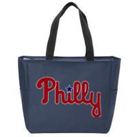 Philadelphia Philly PA Retro Zip Tote Bag