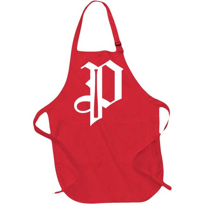 Philadelphia P Baseball Full-Length Apron With Pockets