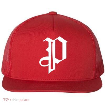 Philadelphia P Baseball Flat Bill Trucker Hat