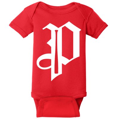 Philadelphia P Baseball Baby Bodysuit