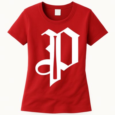 Philadelphia P Baseball Womens T-Shirt