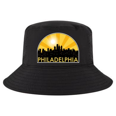 Philadelphia Skyline Burst Cool Comfort Performance Bucket Hat