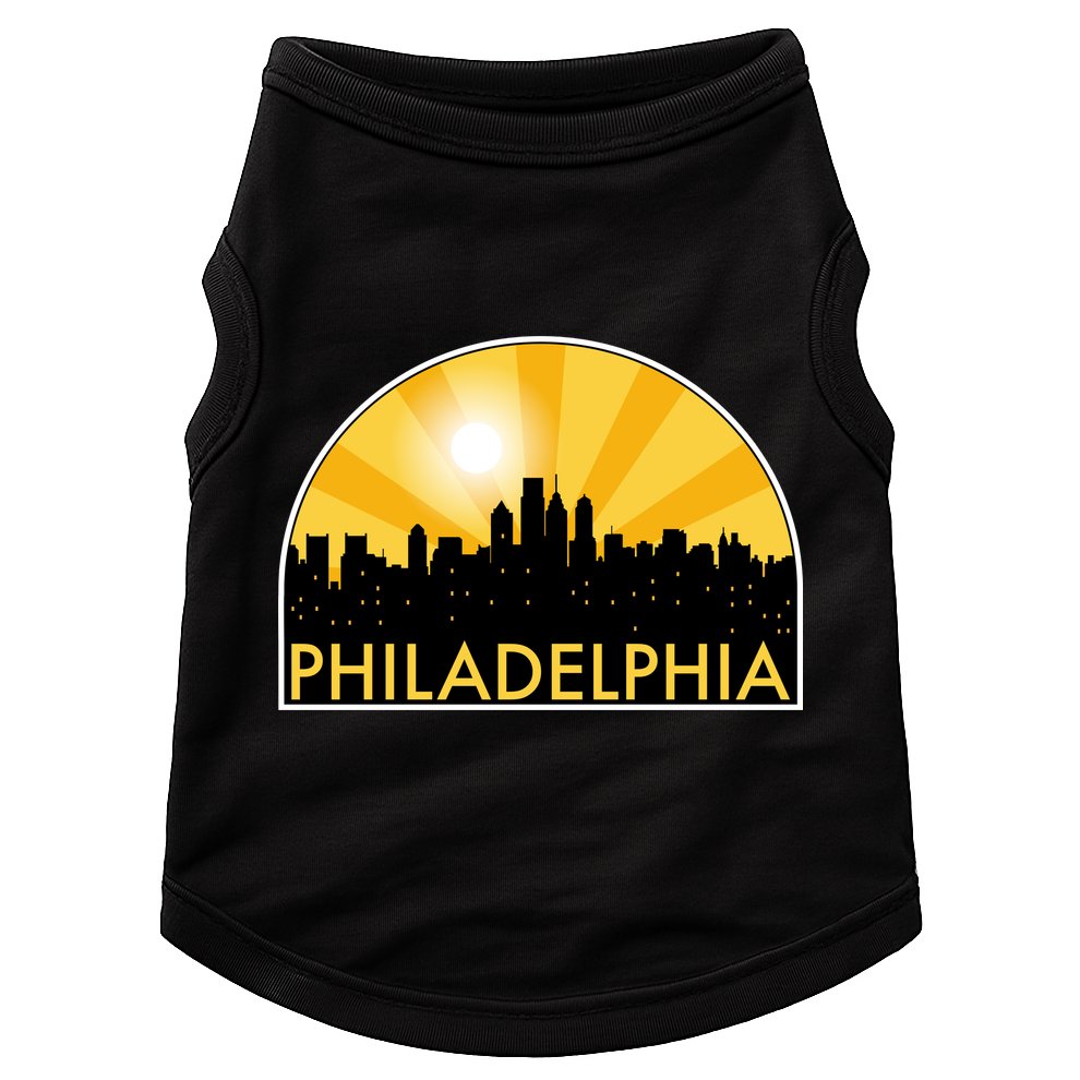 Philadelphia Skyline Burst Doggie Tank