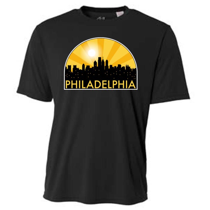 Philadelphia Skyline Burst Cooling Performance Crew T-Shirt