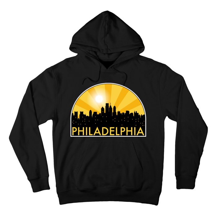 Philadelphia Skyline Burst Hoodie