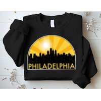 Philadelphia Skyline Burst Sweatshirt