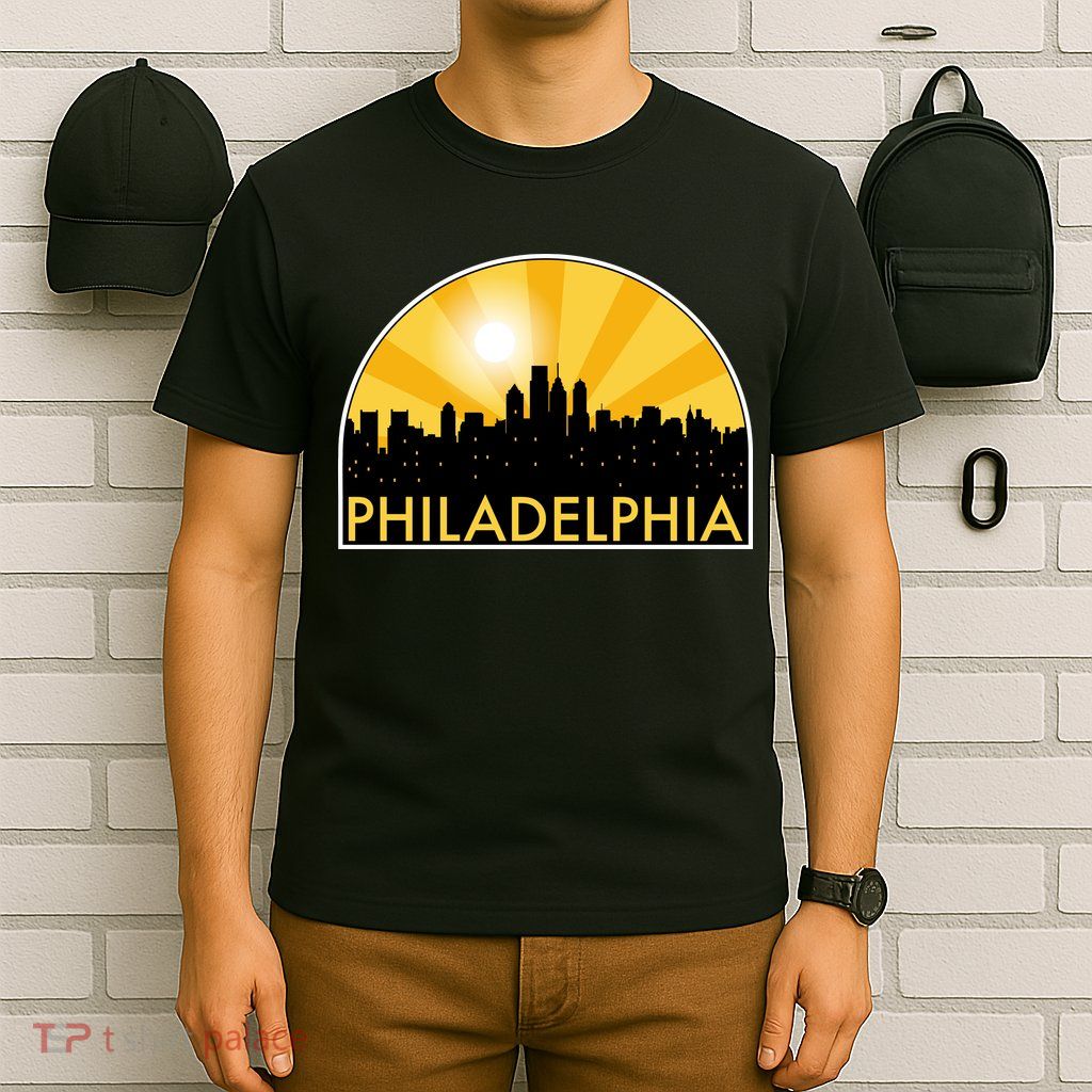 Philadelphia Skyline Burst T-Shirt