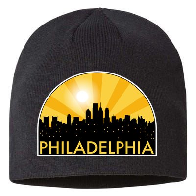 Philadelphia Skyline Burst Sustainable Beanie
