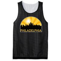 Philadelphia Skyline Burst Mesh Reversible Basketball Jersey Tank