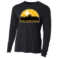 Philadelphia Skyline Burst Cooling Performance Long Sleeve Crew