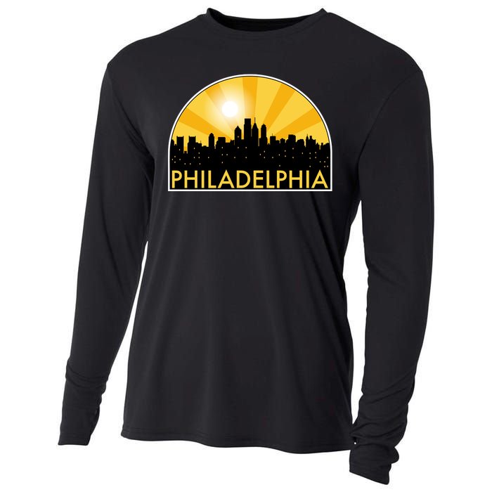 Philadelphia Skyline Burst Cooling Performance Long Sleeve Crew