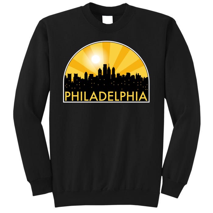 Philadelphia Skyline Burst Tall Sweatshirt