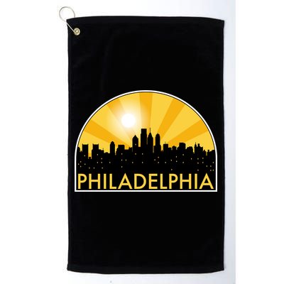 Philadelphia Skyline Burst Golf Towel