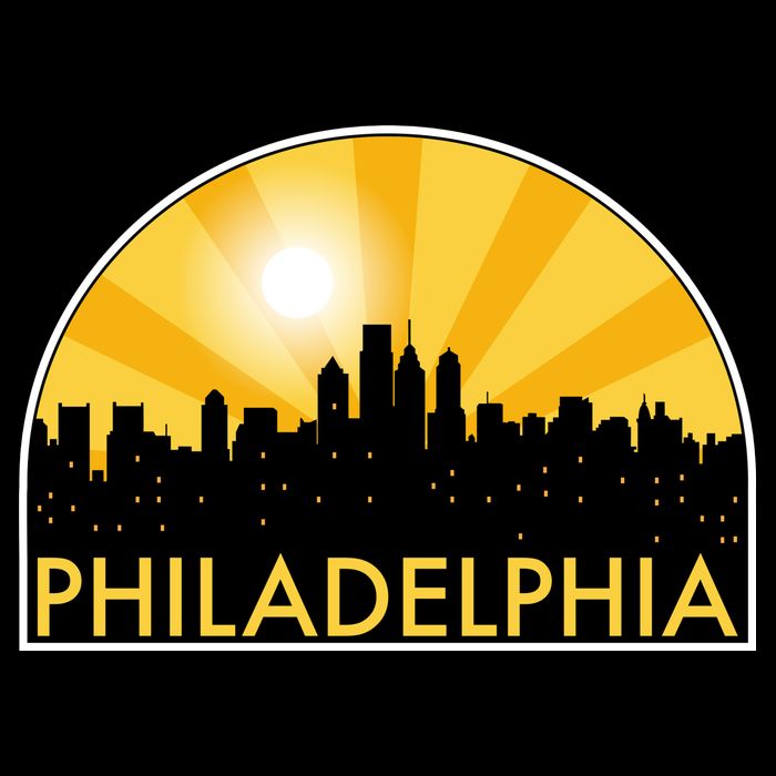 Philadelphia Skyline Burst Toddler T-Shirt