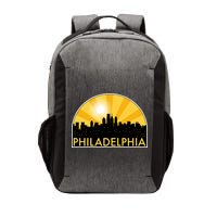 Philadelphia Skyline Burst Vector Backpack