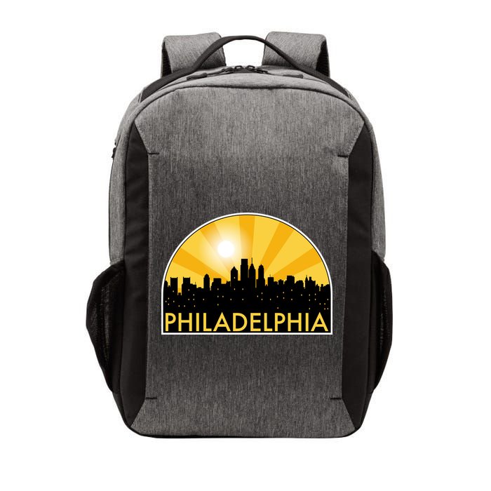 Philadelphia Skyline Burst Vector Backpack