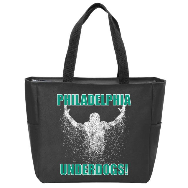 Philadelphia Underdogs Philly Football Zip Tote Bag