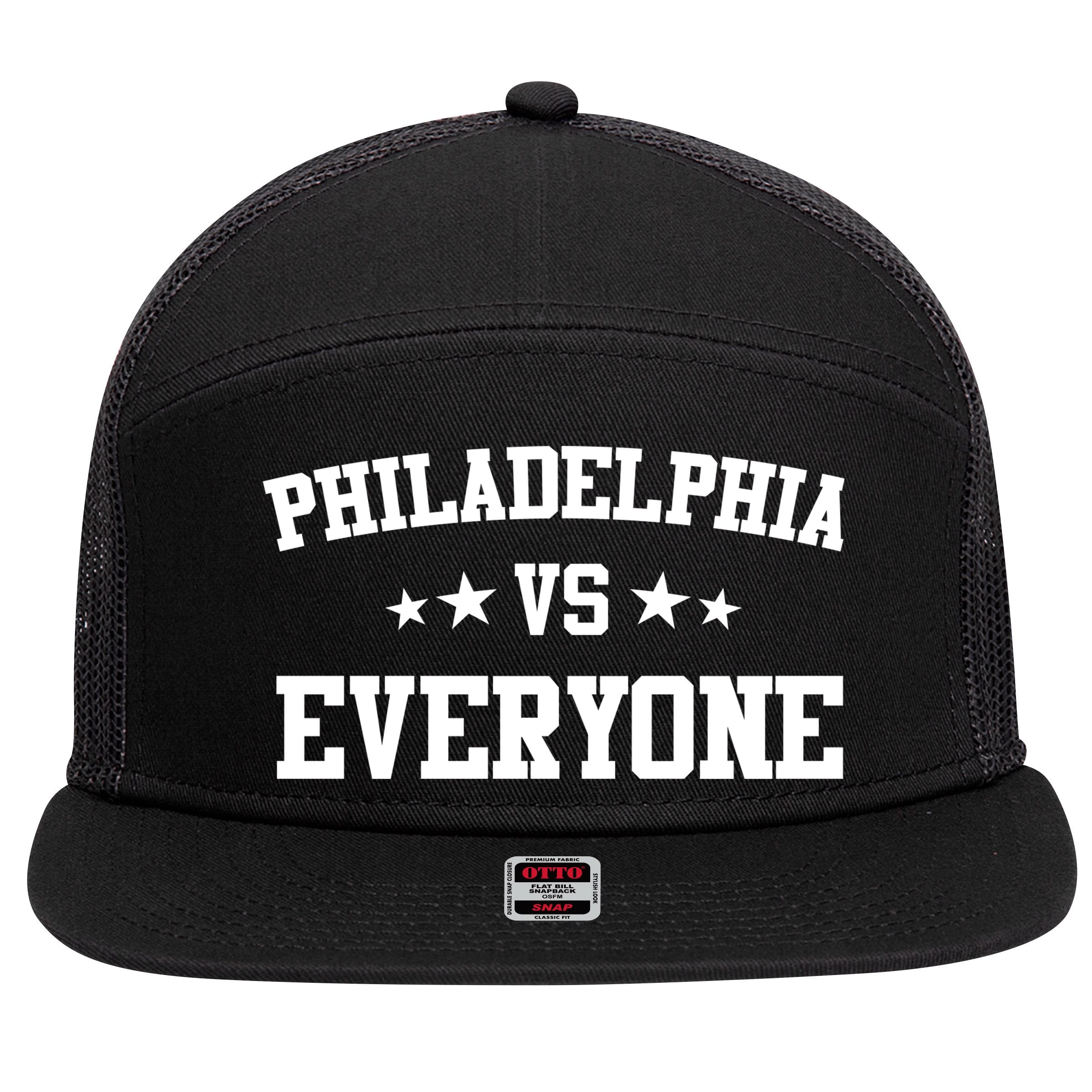 Philadelphia Vs Everyone 7 Panel Mesh Trucker Snapback Hat