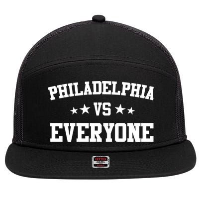 Philadelphia Vs Everyone 7 Panel Mesh Trucker Snapback Hat