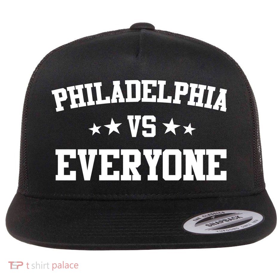 Philadelphia Vs Everyone Flat Bill Trucker Hat