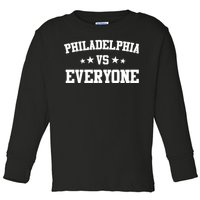 Philadelphia Vs Everyone Toddler Long Sleeve Shirt