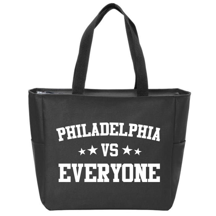 Philadelphia Vs Everyone Zip Tote Bag