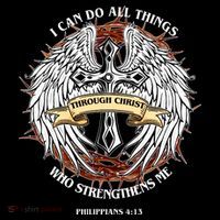 Philippians 4 13 I Can Do All Things Strengthens Me Bucket Hat