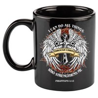 Philippians 4 13 I Can Do All Things Strengthens Me 11oz C Handle Ceramic Mug