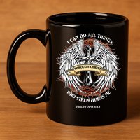 Philippians 4 13 I Can Do All Things Strengthens Me 11oz C Handle Ceramic Mug
