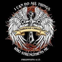 Philippians 4 13 I Can Do All Things Strengthens Me Drawstring Bag