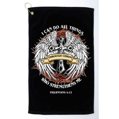 Philippians 4 13 I Can Do All Things Strengthens Me Golf Towel