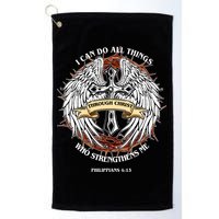 Philippians 4 13 I Can Do All Things Strengthens Me Golf Towel