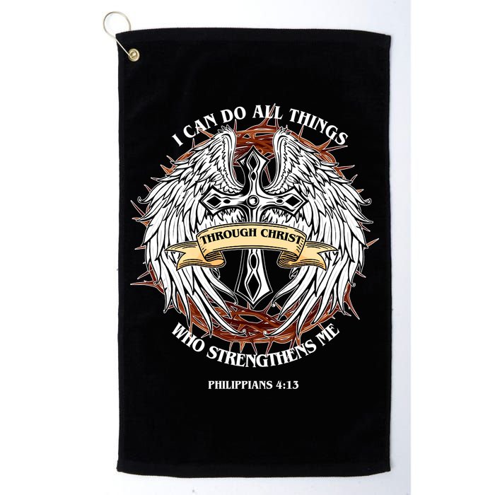 Philippians 4 13 I Can Do All Things Strengthens Me Golf Towel