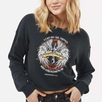 Philippians 4 13 I Can Do All Things Strengthens Me Cropped Pullover Crew