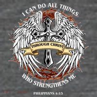 Philippians 4 13 I Can Do All Things Strengthens Me Flexfit Unipanel Trucker Cap