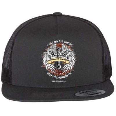 Philippians 4 13 I Can Do All Things Strengthens Me Flatbill Hat