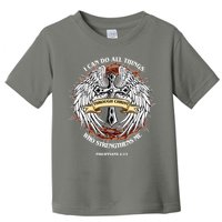 Philippians 4 13 I Can Do All Things Strengthens Me Toddler T-Shirt