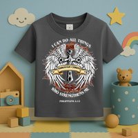 Philippians 4 13 I Can Do All Things Strengthens Me Toddler T-Shirt