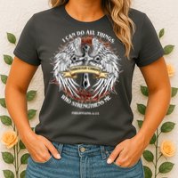 Philippians 4 13 I Can Do All Things Strengthens Me Womens T-Shirt