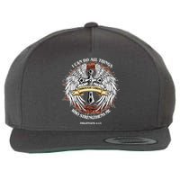Philippians 4 13 I Can Do All Things Strengthens Me Wool Snapback Cap