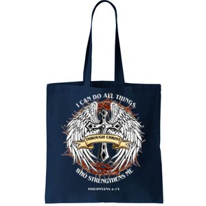 Philippians 4 13 I Can Do All Things Strengthens Me Tote Bag