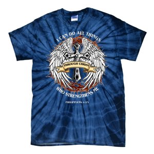 Philippians 4 13 I Can Do All Things Strengthens Me Tie-Dye T-Shirt